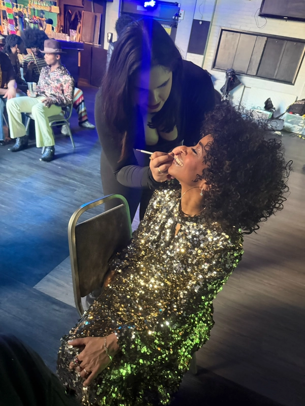 Ana Jackelin at work, London makeup artist &mdash; behind the scenes 5