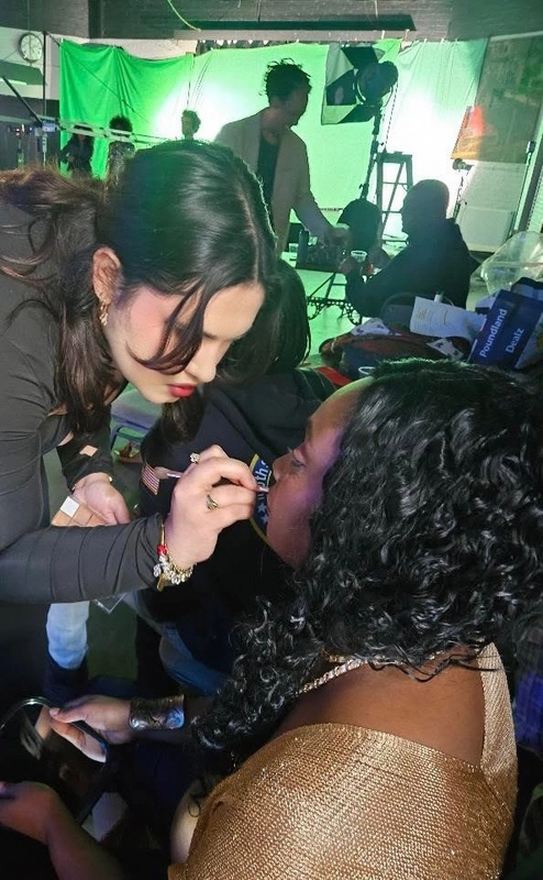 Ana Jackelin at work, London makeup artist &mdash; behind the scenes 6